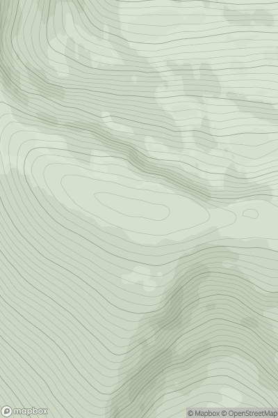 Thumbnail image for Meall Gorm [The Fannaichs] showing contour plot for surrounding peak